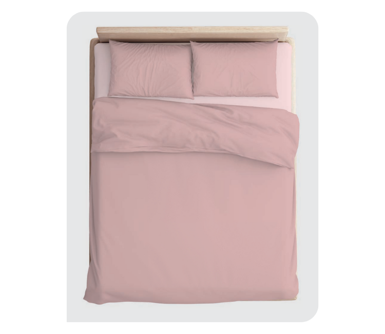 DYED 03  Power Pink Bedsheet