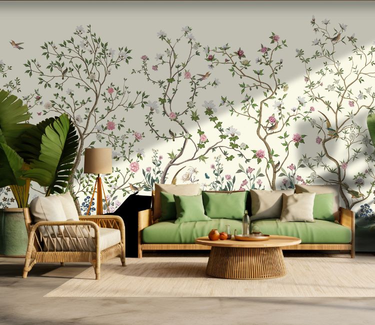 Floral Customized Wallpaper 940_DA