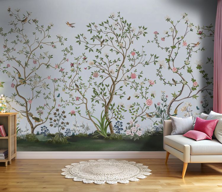Floral Customized Wallpaper 942_DA